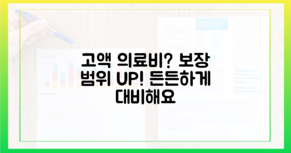 고액 의료비: 보장 범위 넓히기