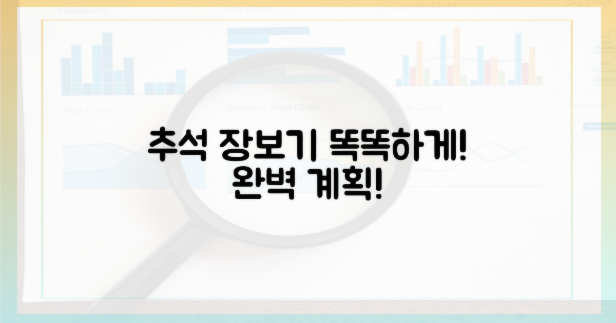 스마트하게 추석 장보기 계획 세우세요!
