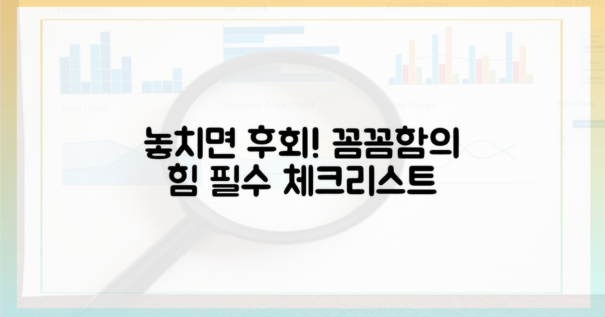 꼼꼼하게 챙겨야 하는 이유