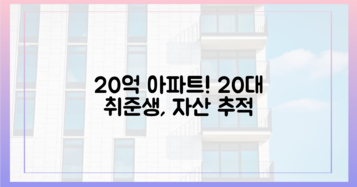 20억 아파트, 20대 취준생 자산 추적