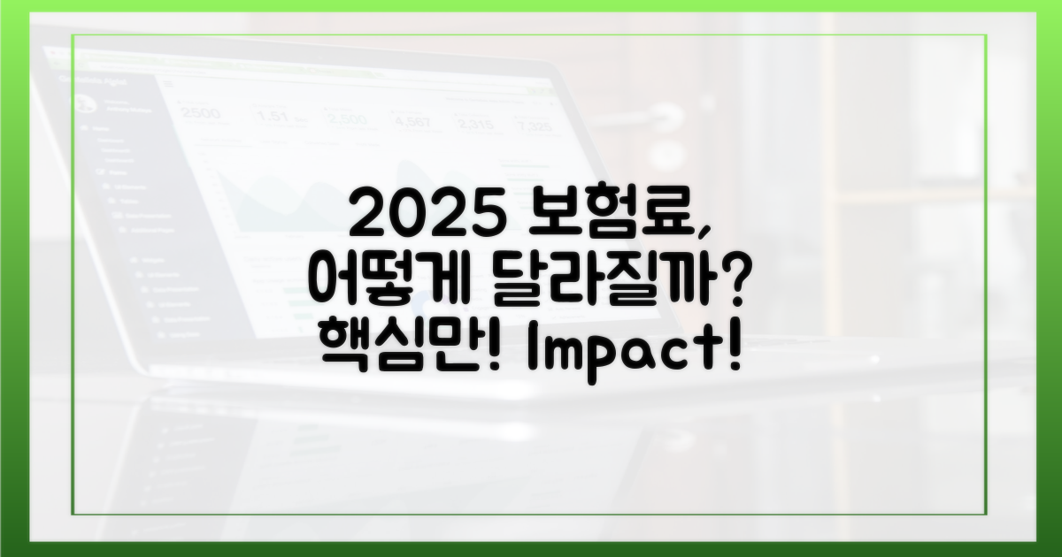 2025년 보험료, 어떻게 달라지나요?