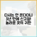 다시는 안 온다"더니, 3년 만에 '신고점' 세운 놀라운 곳