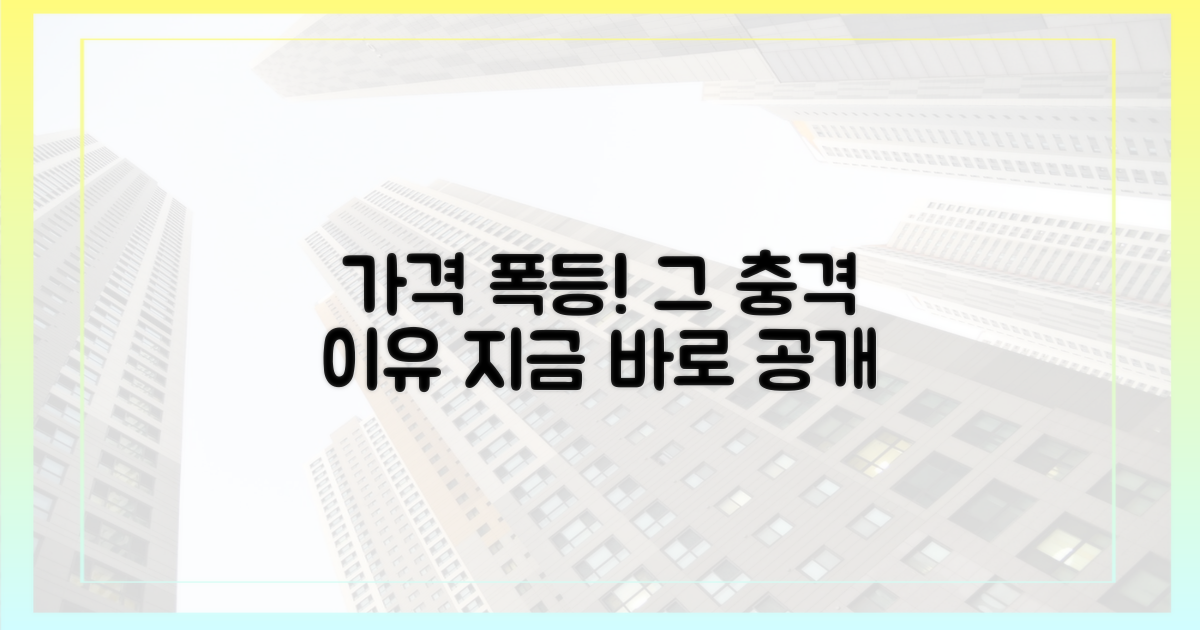 가격 폭등, 이유는?