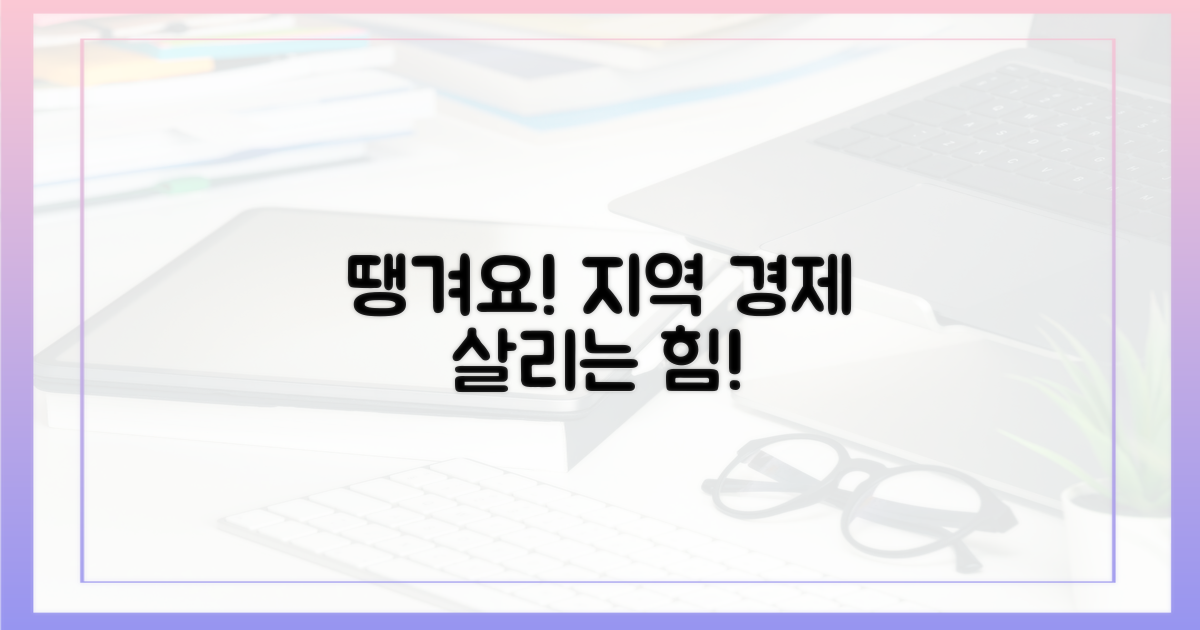 땡겨요, 지역 경제 살리는 힘