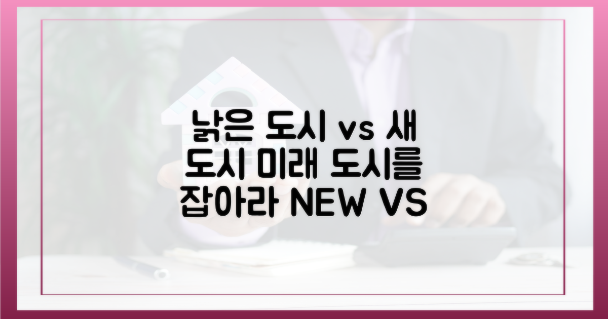 낡은 신도시 vs 새 미래도시