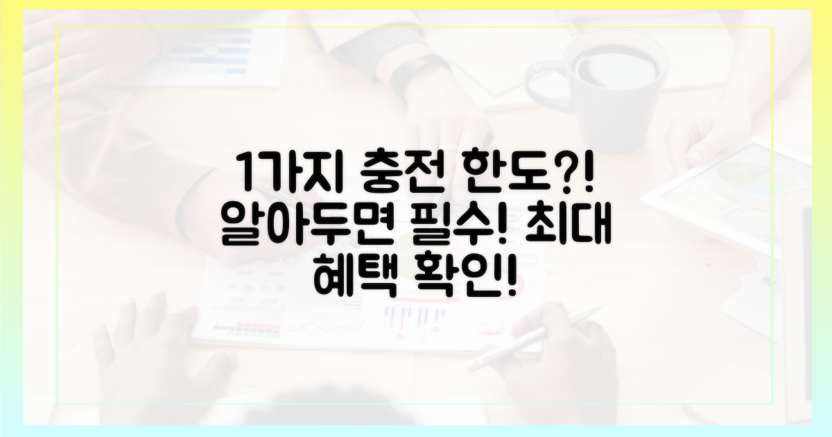 1가지 충전 한도