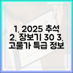 고물가 시대, 2025 추석 장보기 비용 30% 줄이는 특급 정보