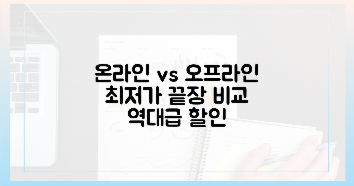 온라인 vs 오프라인, 최저가 비교