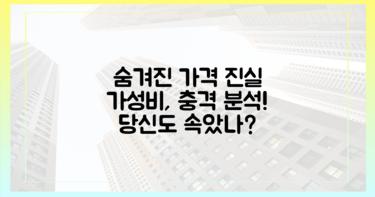 가격 대비 가치, 숨은 진실