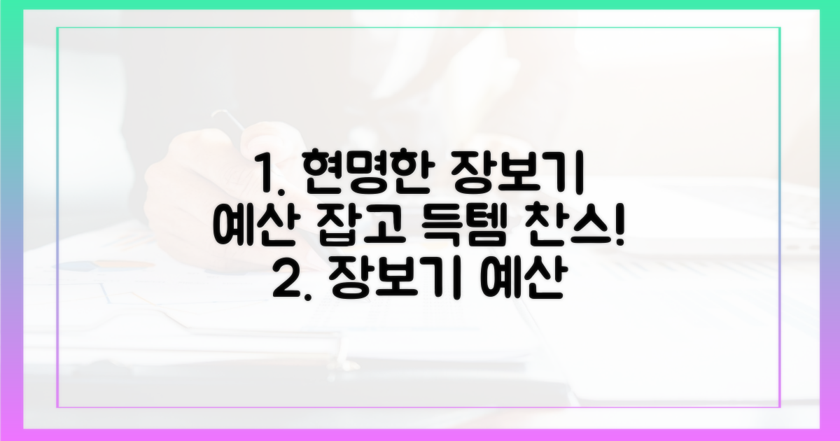 구매 한도, 현명한 장보기 전략