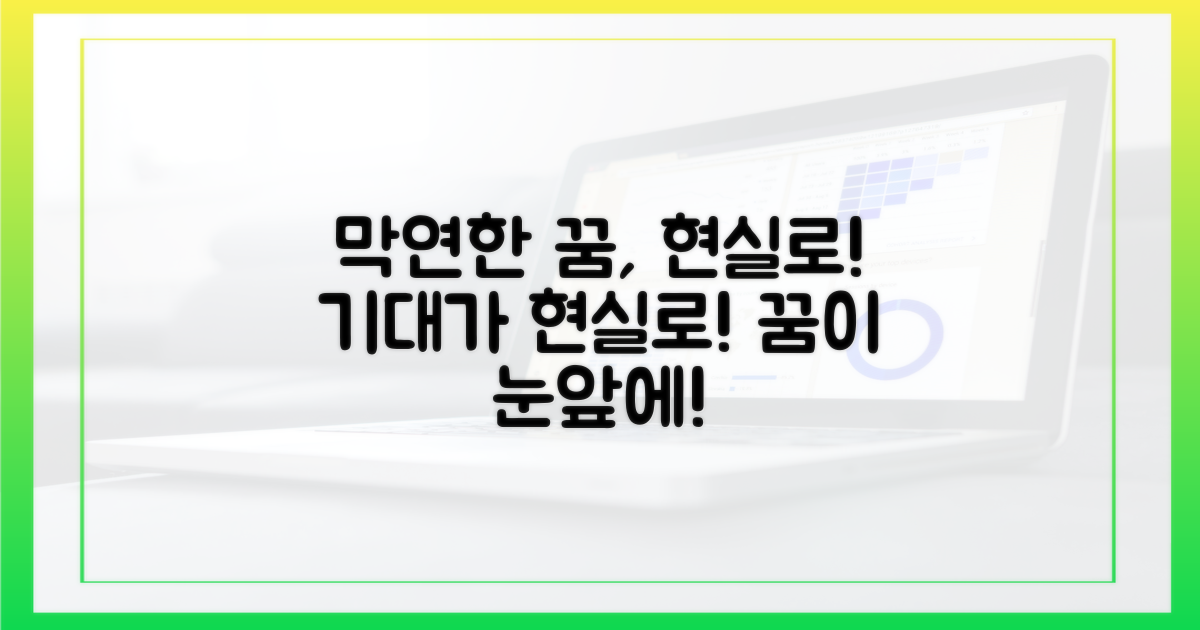 막연했던 기대, 현실이 되다