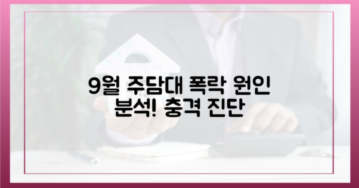 왜 9월 주담대 급감했나?