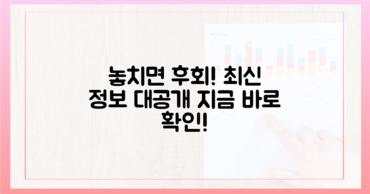 놓치면 후회? 최신 정보 공개!