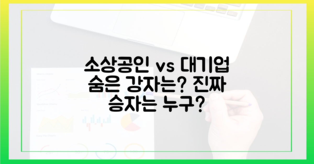 소상공인 vs 대기업 비교