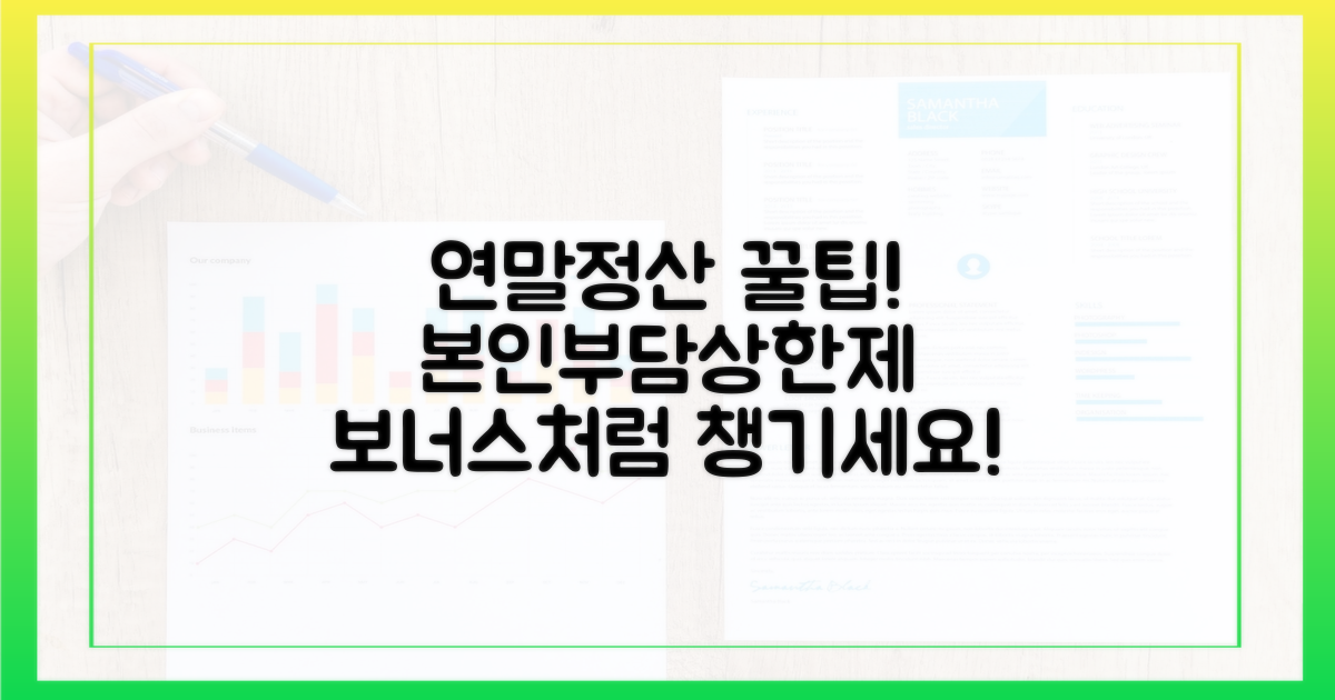연말정산 보너스? 본인부담상한제 활용법