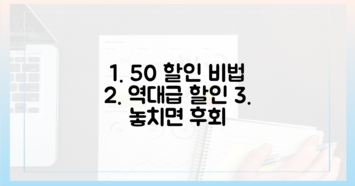 50%까지 할인받는 비법