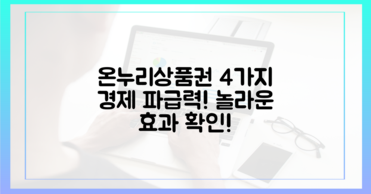 4가지, 온누리상품권 경제 파급력