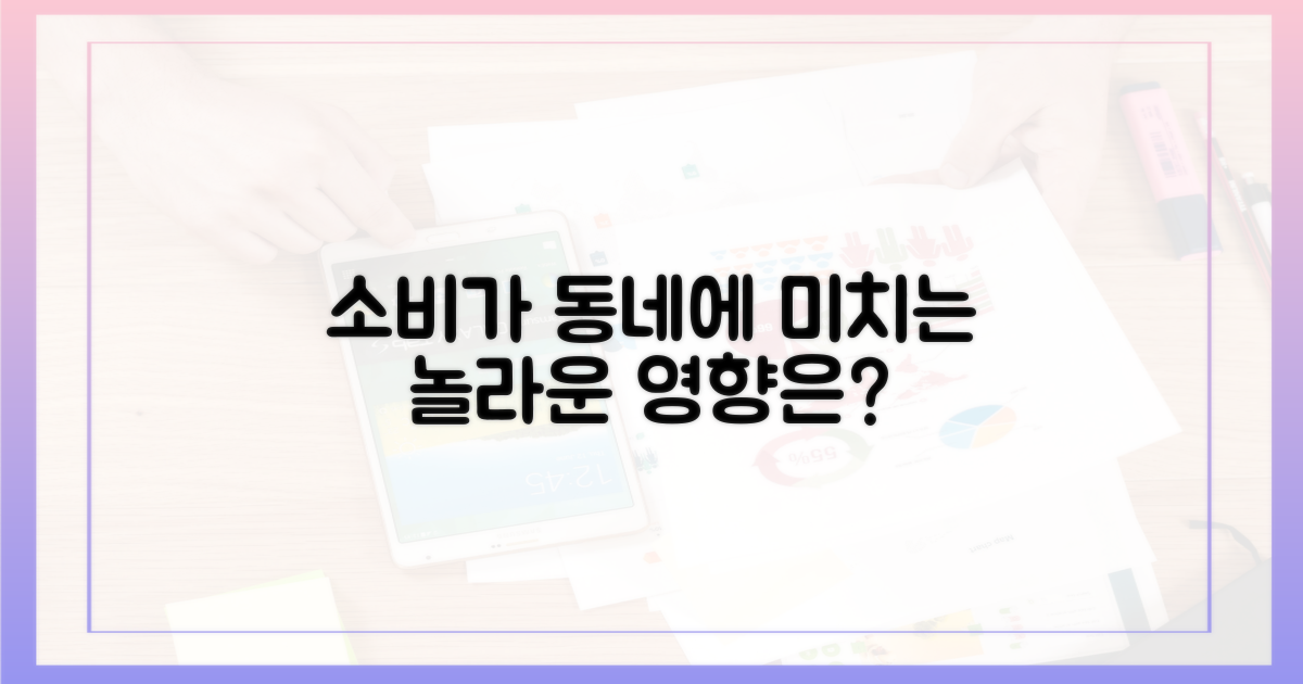 당신의 소비가 동네에 미치는 영향은?