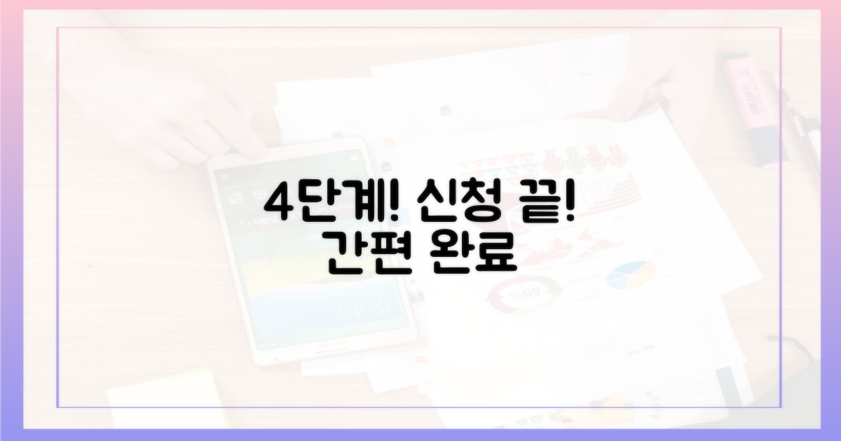 4단계 간편 신청 절차