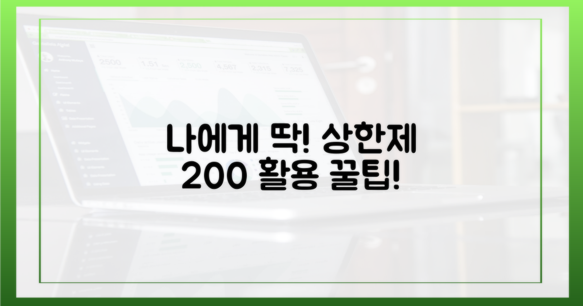 나에게 맞는 상한제 활용법 알아보기