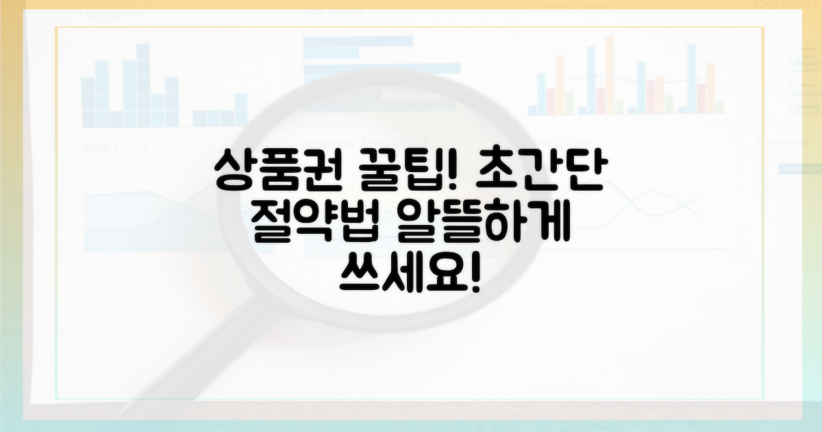 상품권, 알뜰하게 사용하는 꿀팁
