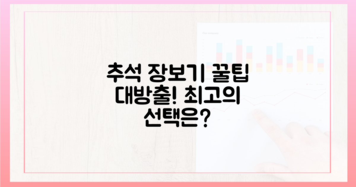 추석 장보기, 최고의 팁은?