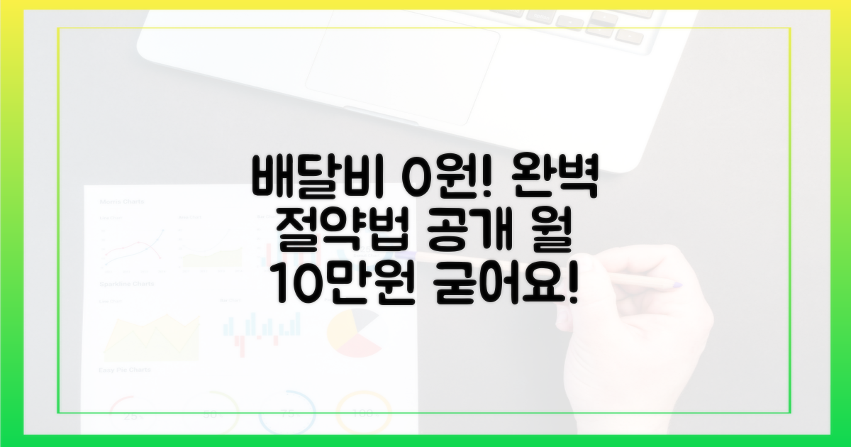 배달비 걱정 끝, 완벽 절약법!
