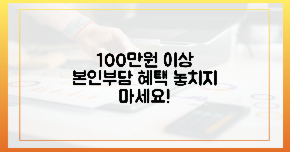 100만원 이상 본인부담 시 혜택