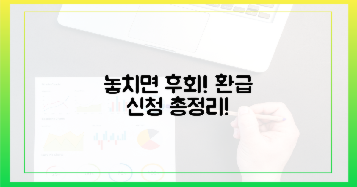 놓치면 후회! 환급 신청 절차는?