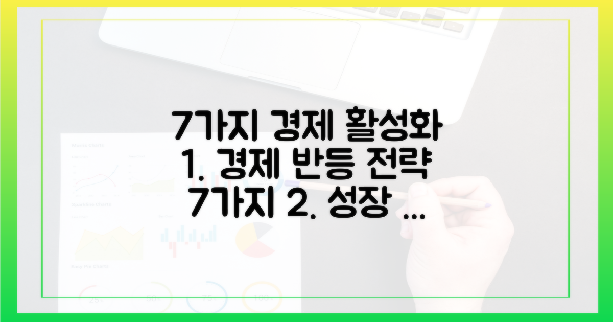 7가지 경제 활성화