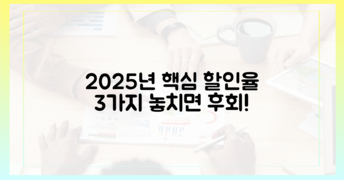 2025년 예상 할인율 3가지