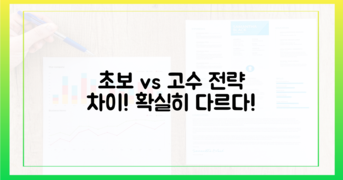 초보 구매자 vs 고수 전략 차이