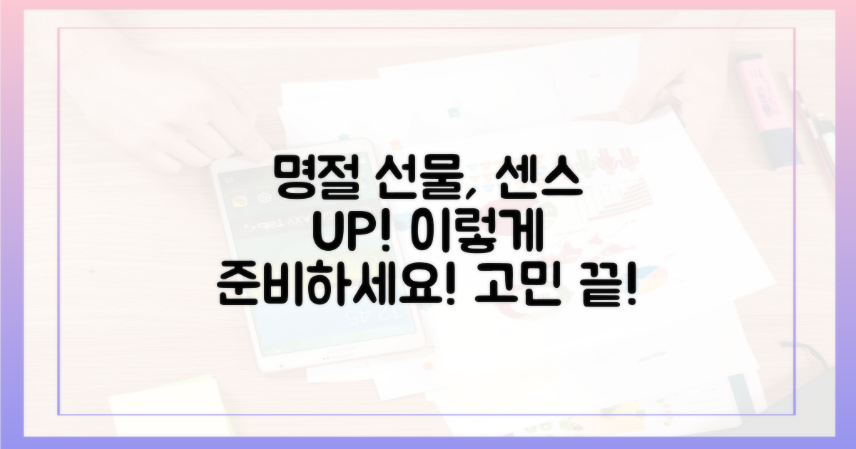 명절 선물, 이것으로 센스 있게 준비?