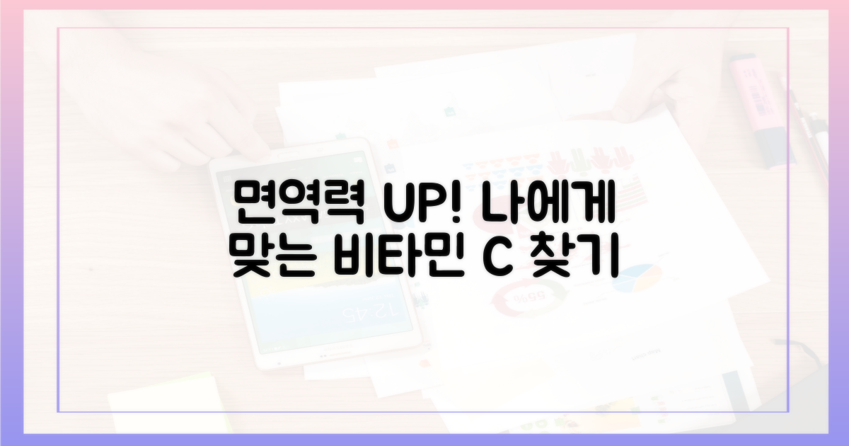 면역력 강화, 나에게 맞는 비타민 C는?