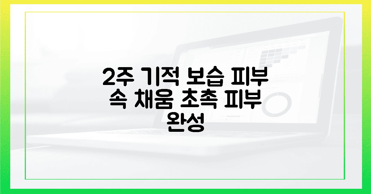 2주 집중 케어: 피부 속부터 차오르는 보습
