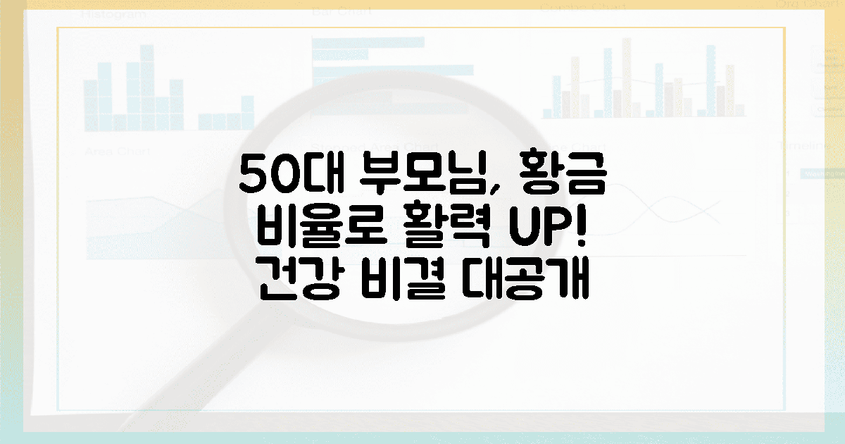 50대 부모님, 활력 되찾는 황금 비율?