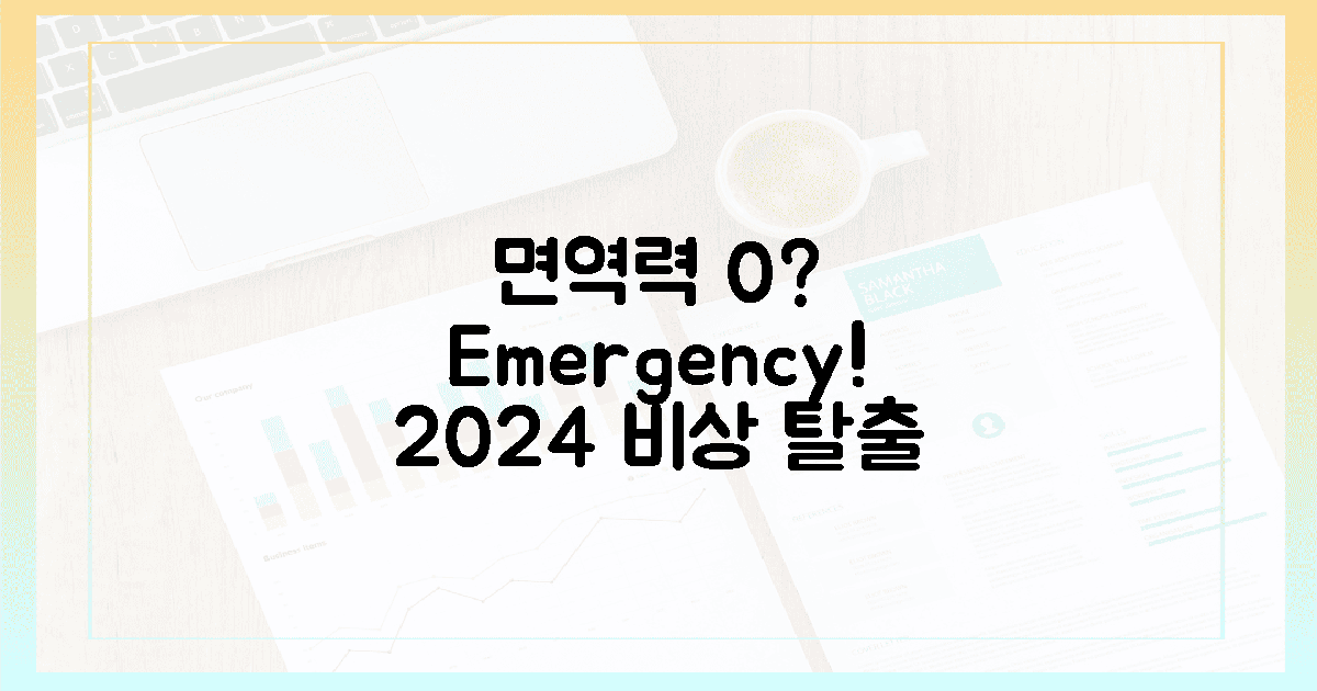 2024년, 면역력 0% 비상 탈출!