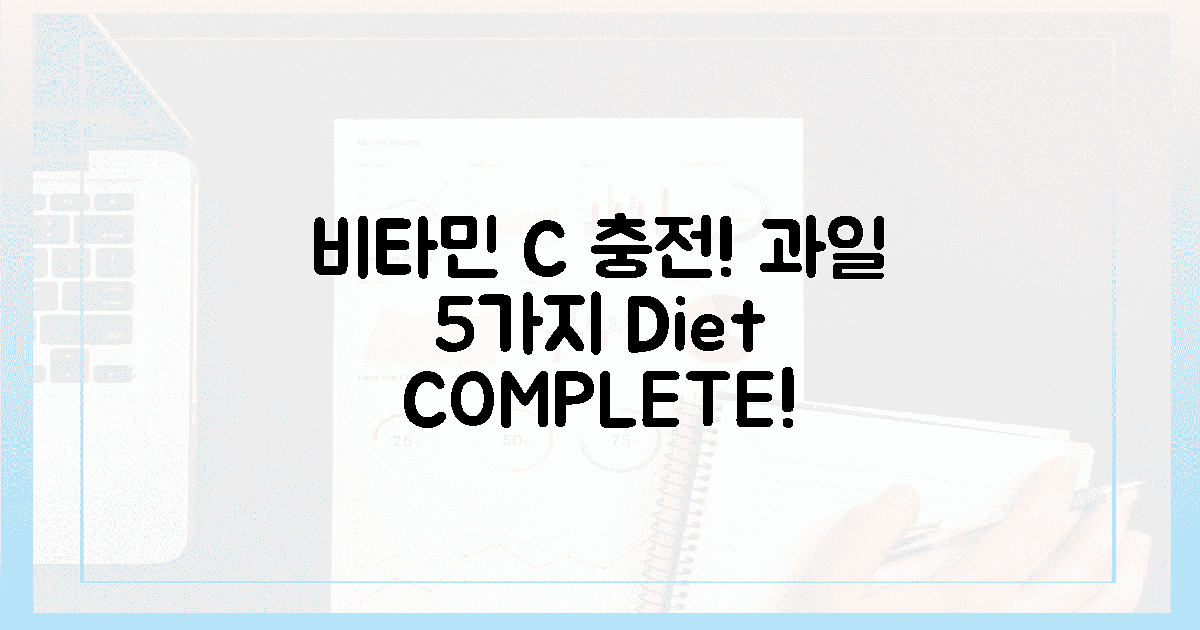 100% 충족? 과일 5가지로 완성하는 비타민 C 식단!