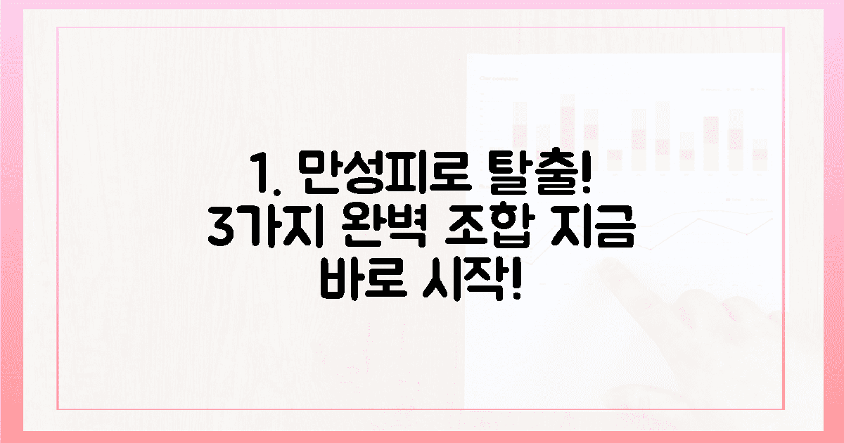 3가지 완벽 조합! 만성피로 탈출 비법