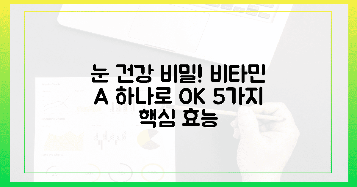 5가지 눈 건강, 비타민 A가 핵심인 이유