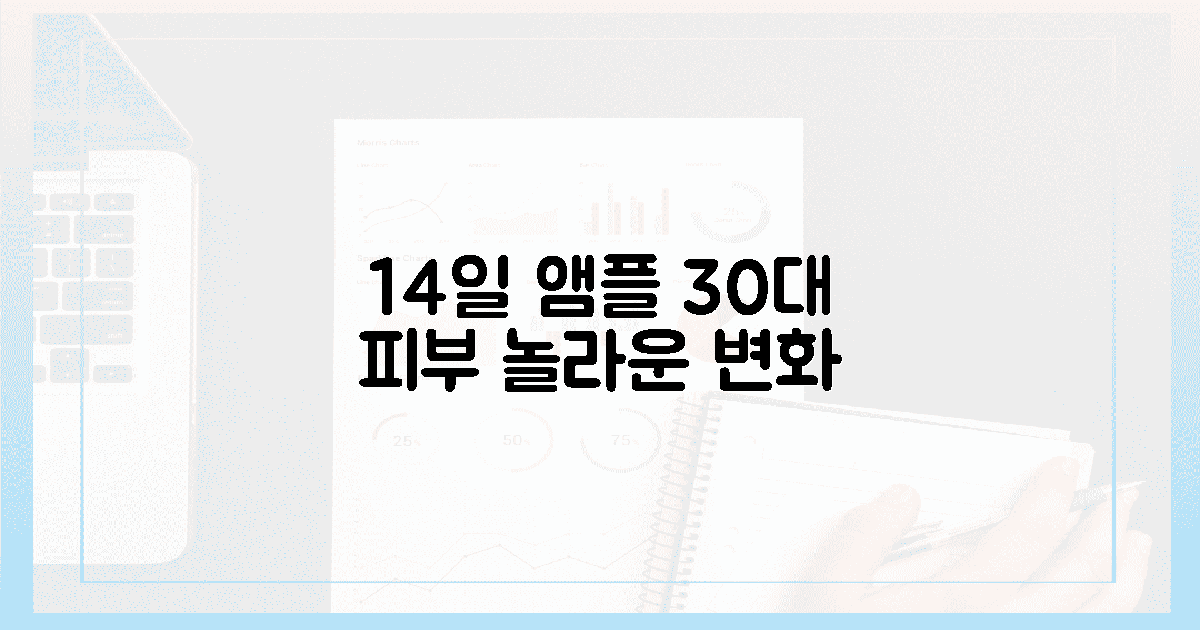 단 1가지 앰플로 30대 피부, 14일간의 놀라운 변신은?