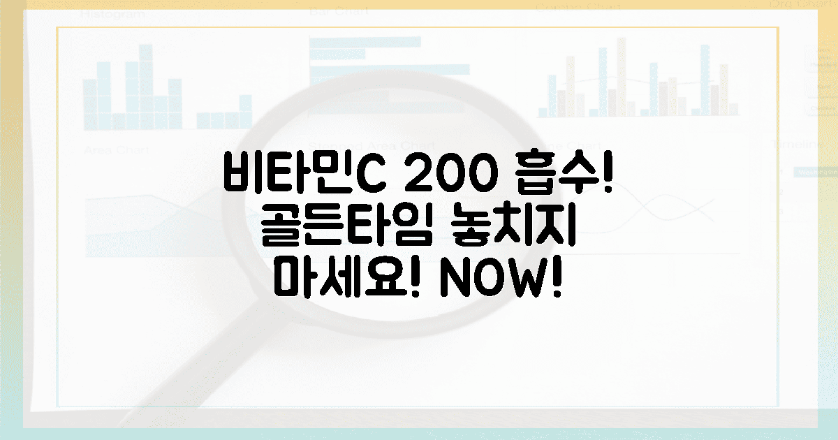 비타민C, 200% 흡수 골든타임 잡으세요!