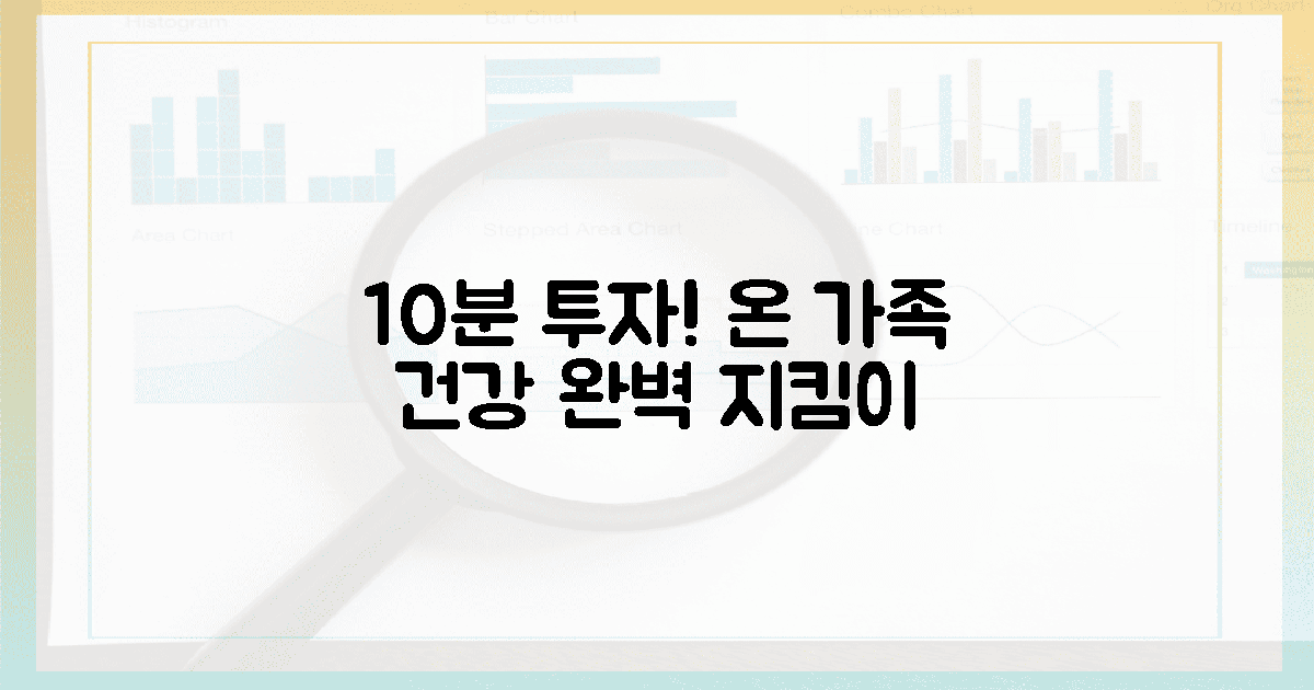 10분 투자, 온 가족 건강 지킴이