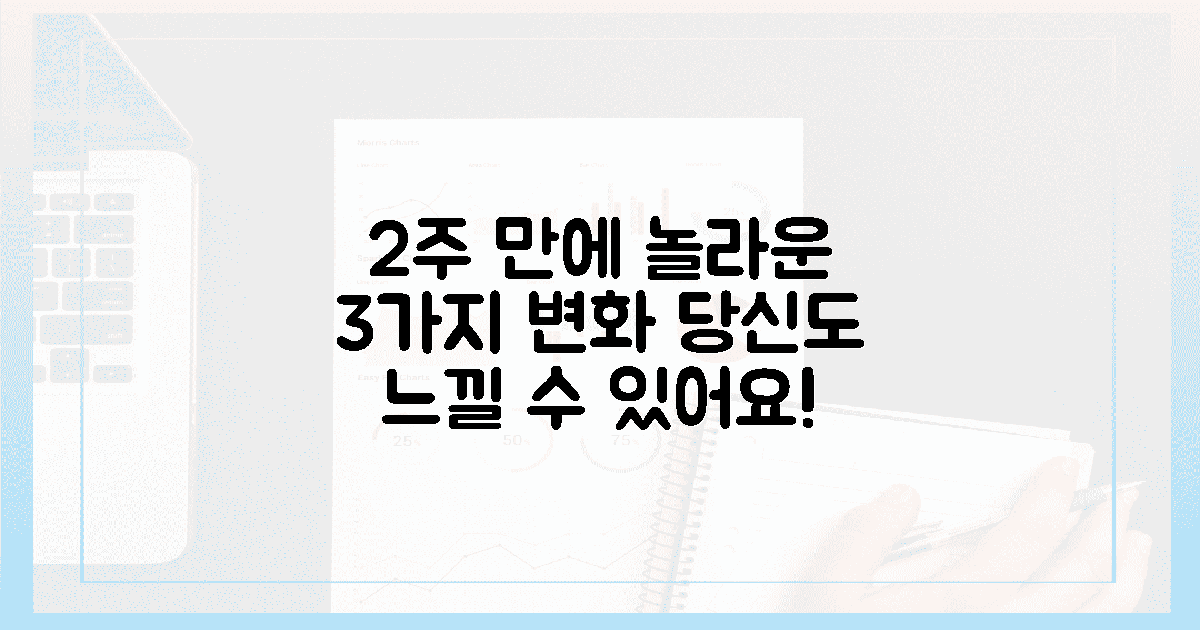 2주 만에 깨달을 3가지 놀라운 변화