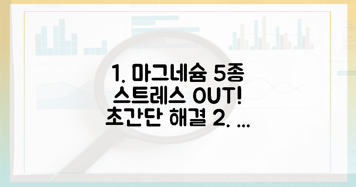 5가지 필수 마그네슘, 스트레스 날려버리세요!