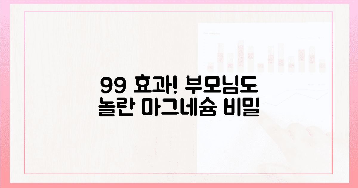 99% 효과! 부모님도 놀란 마그네슘 비밀