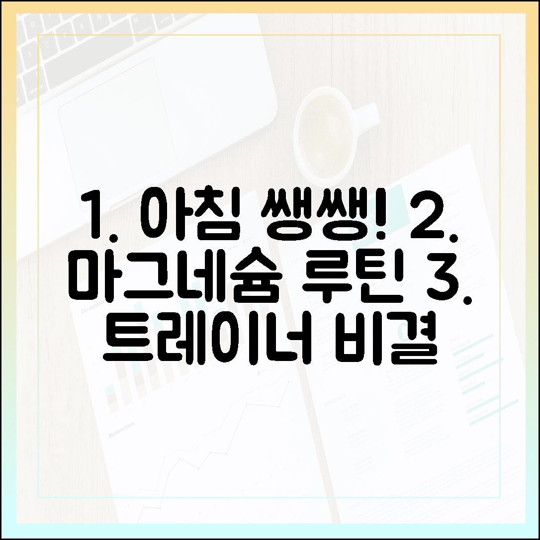아침 컨디션이 확 달라진다! 헬스 트레이너가 운동 후 꼭 챙기는 마그네슘 루틴