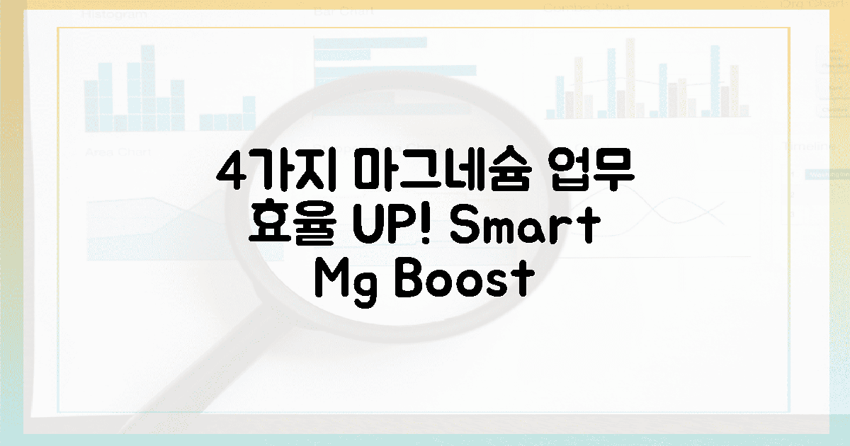 4가지 마그네슘, 업무 효율 UP!