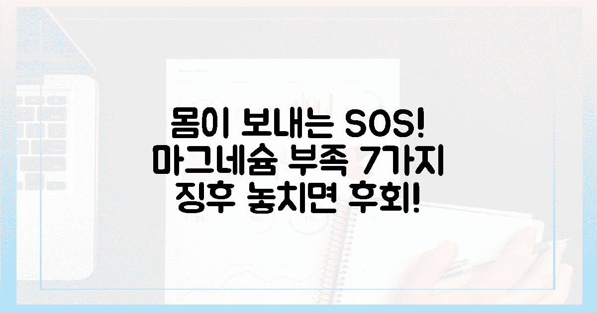 몸이 보내는 신호, 마그네슘 부족 징후 7가지
