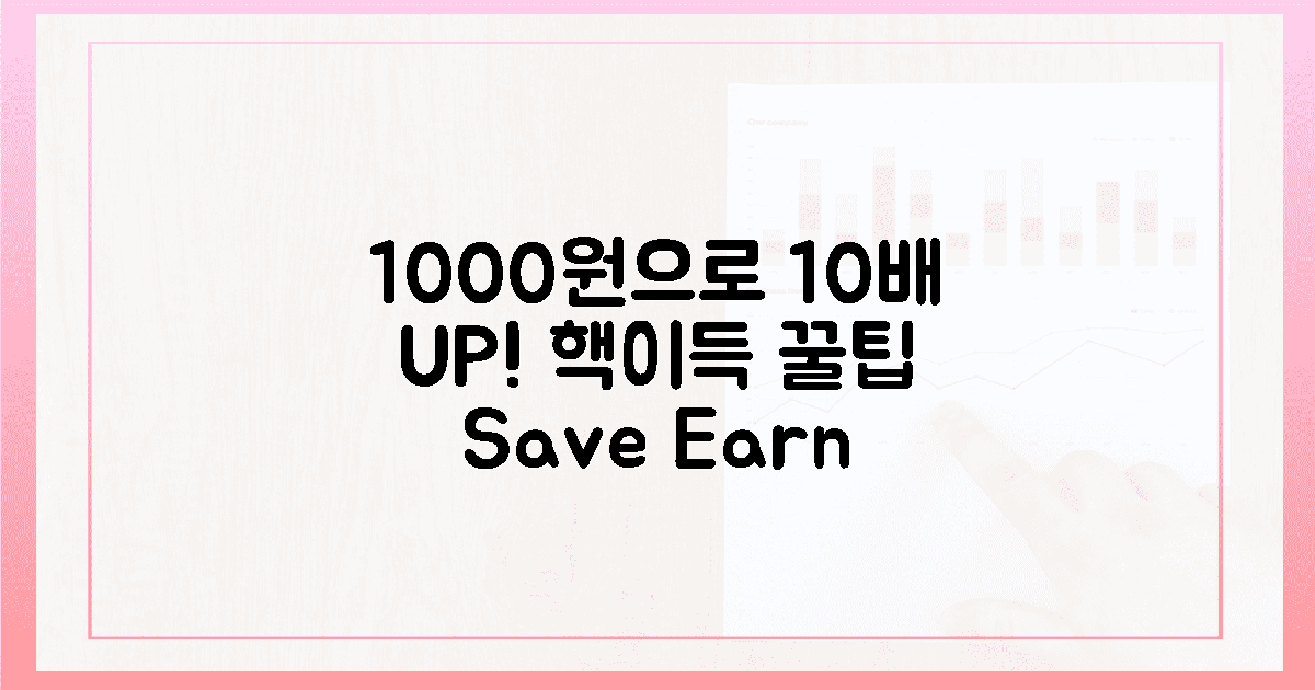 1000원으로 10배 효과 내기
